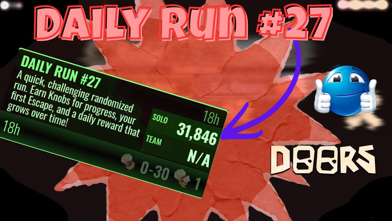 DOORS Daily Run #27 – Every Entity, Item & Rewards Shown