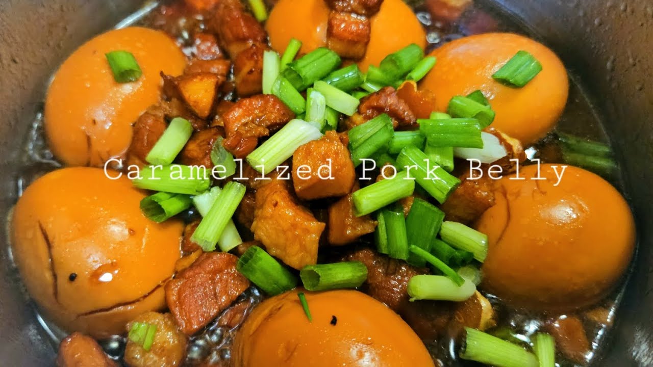 ខសាច់ជ្រូកបីជាន់ | Caramelized Pork Belly