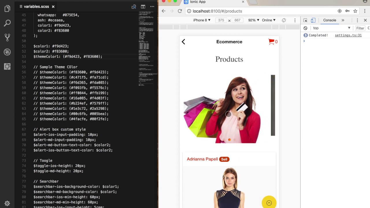 Ionic 3 Starter Full App Theme Supports Multiple Language i18n