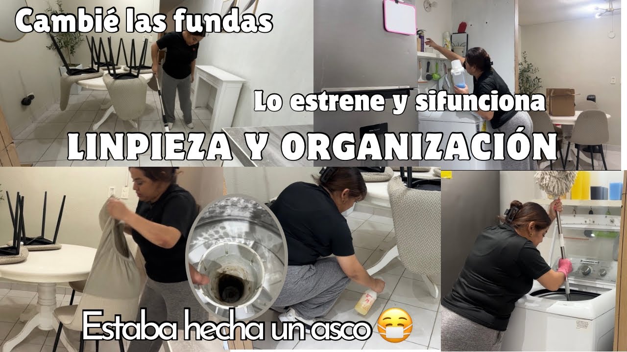 Limpieza y organización||Area de lavado|| Cambié las fundas|| Lo estrene || 🔎PB5EC en SHEIN 