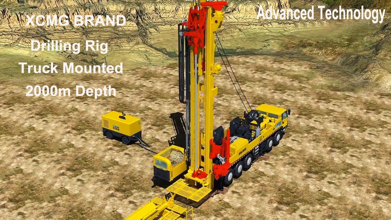 Amazing 2000m XCGM Truck Mounted Deep Drilling Rig