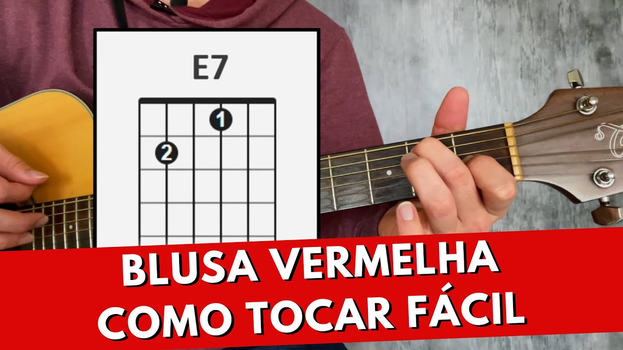 Como Tocar Blusa Vermelha - Trio Parada Dura Simplificada