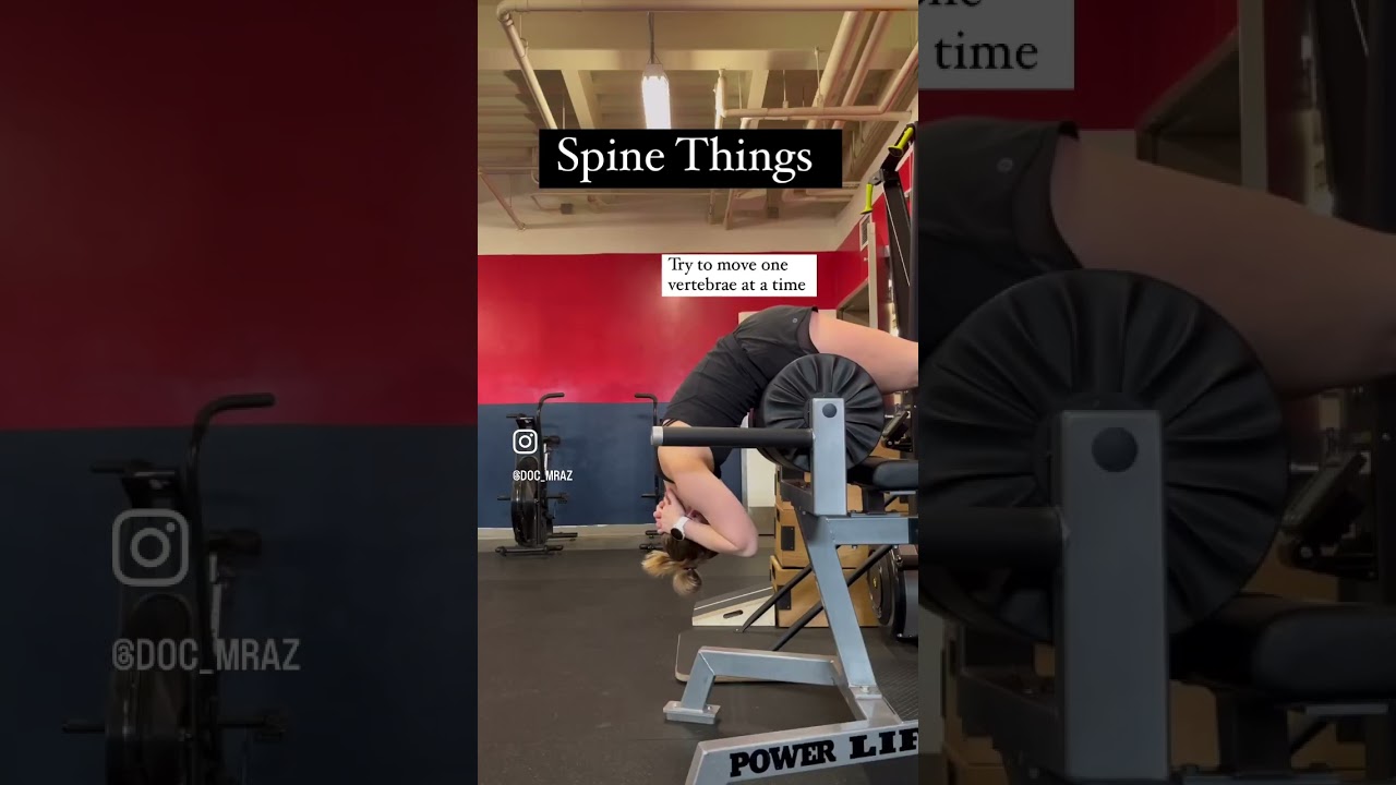 Spine mobility training session