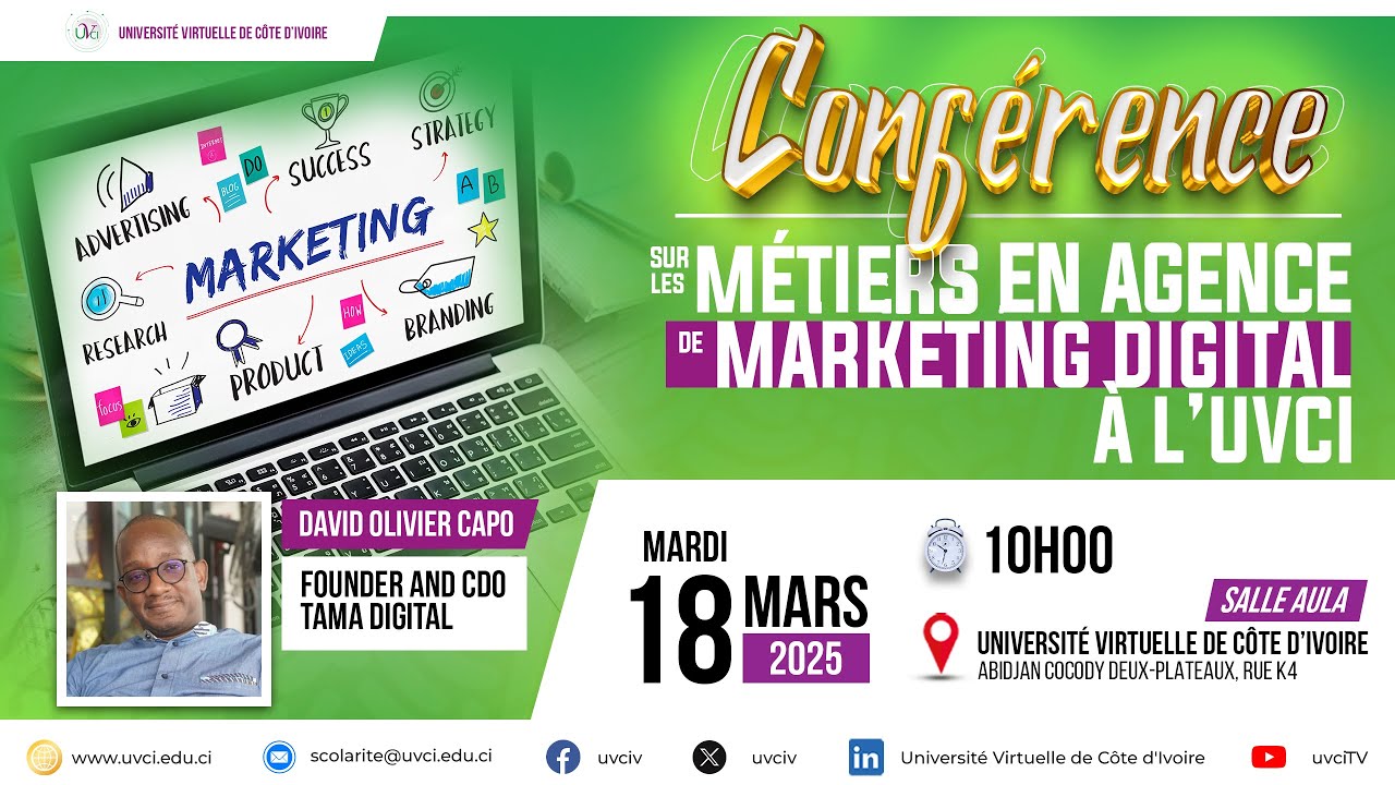 Les M&eacute;tiers en Agence du Marketing Digital  | Conf&eacute;rence avec Olivier Capo