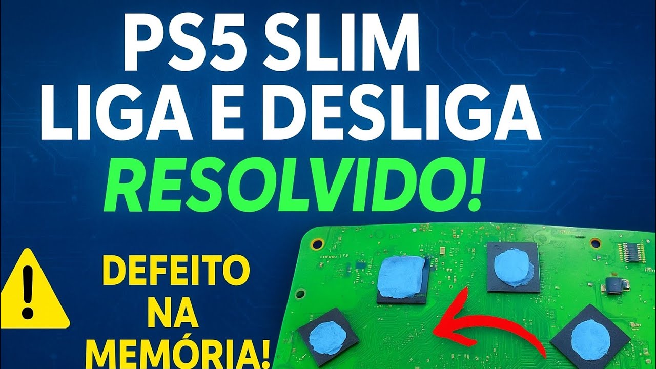 PS5 SLIM NÃO LIGA- RESOLVIDO!