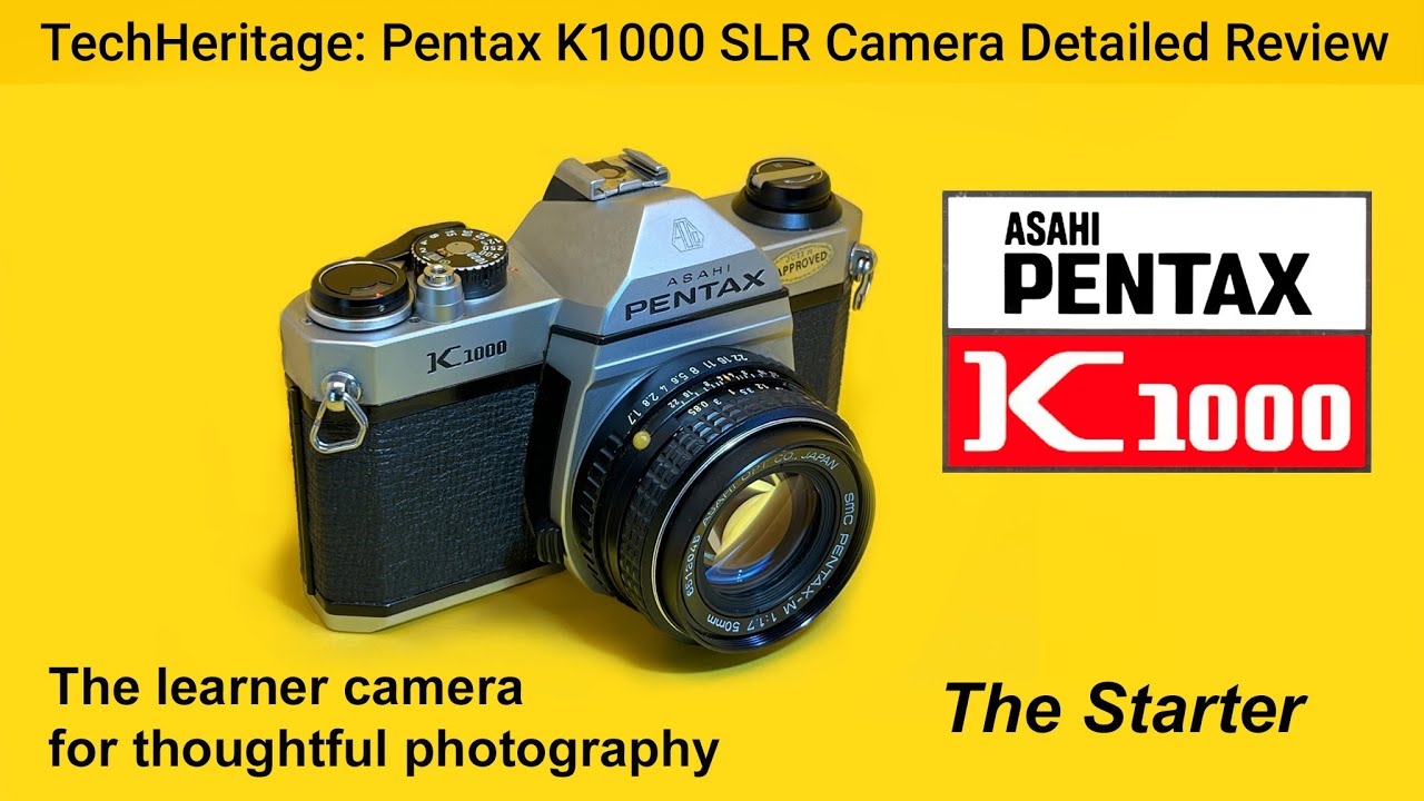 Pentax K1000 SLR Camera Detailed Review and Demonstration