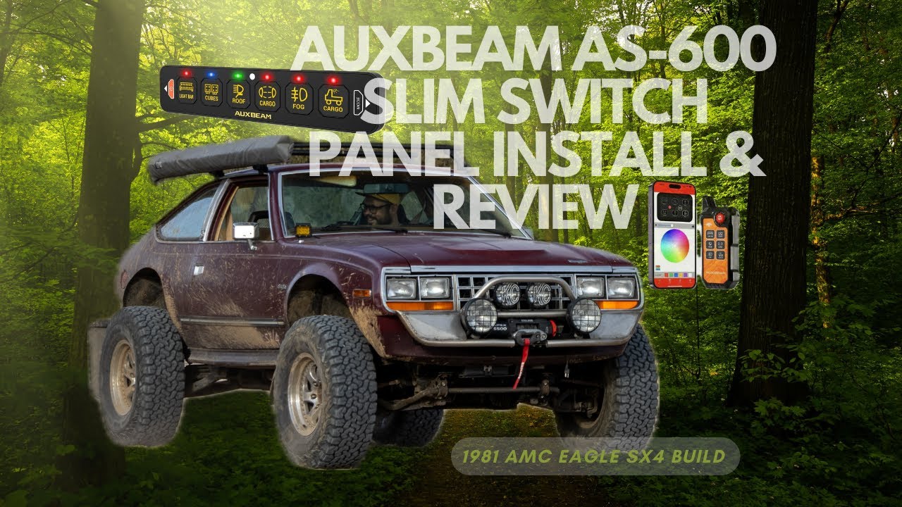Auxbeam AS-600 Slim 6 Gang Switch Panel Custom Install Review