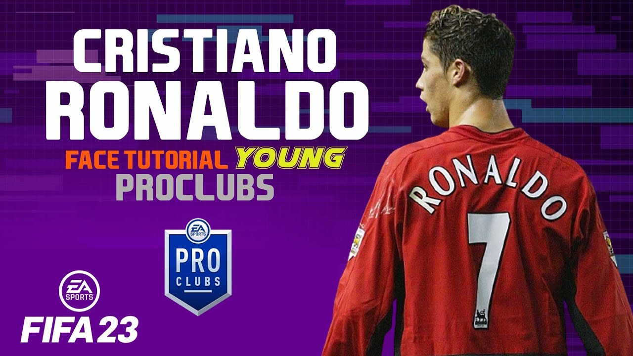 CRISTIANO RONALDO YOUNG FACE FIFA 23 Pro Clubs Face Creation LOOK ALIKE MANCHESTER UNITED