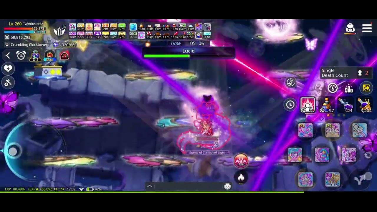 Maplestory M first Angelic Buster Clucid