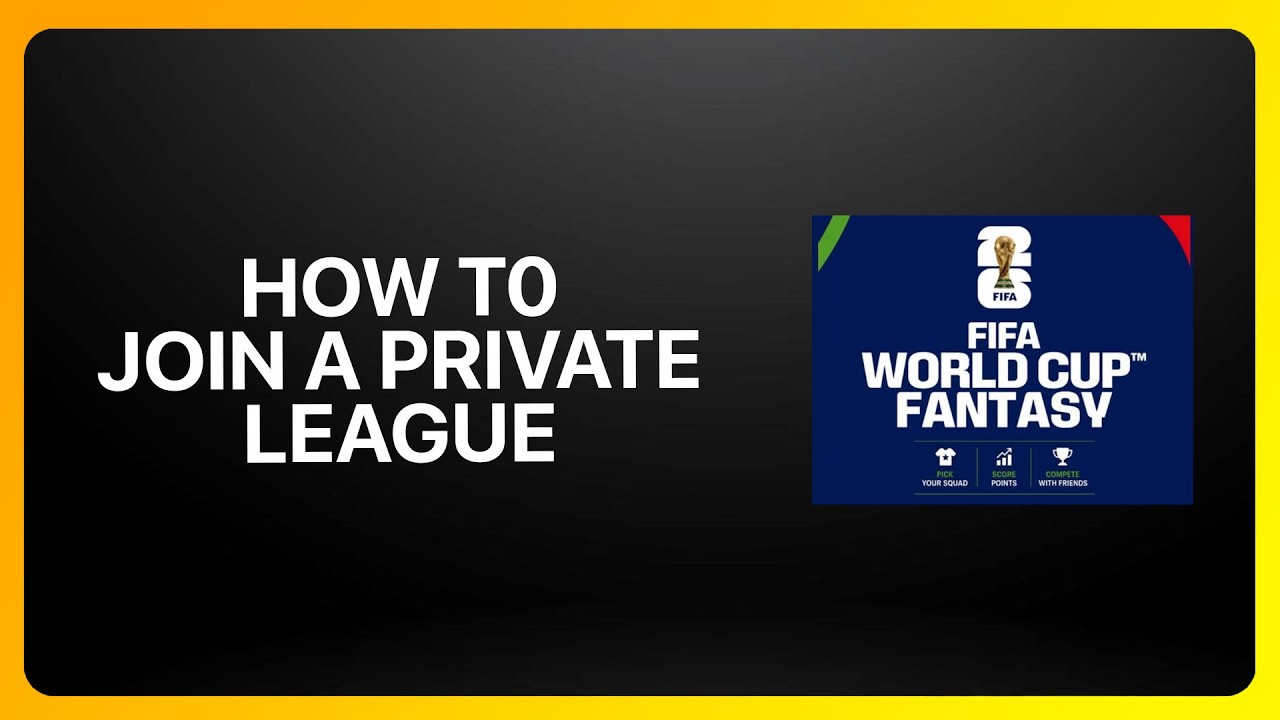 Как вступить в частную лигу в World Cup Fantasy 2026! Туториал