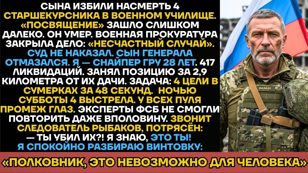 Отец-Снайпер Убил 4 Курсантов С 2,9 Км В Сумерках. Суд Оправдал: «Это Невозможно Для Человека»