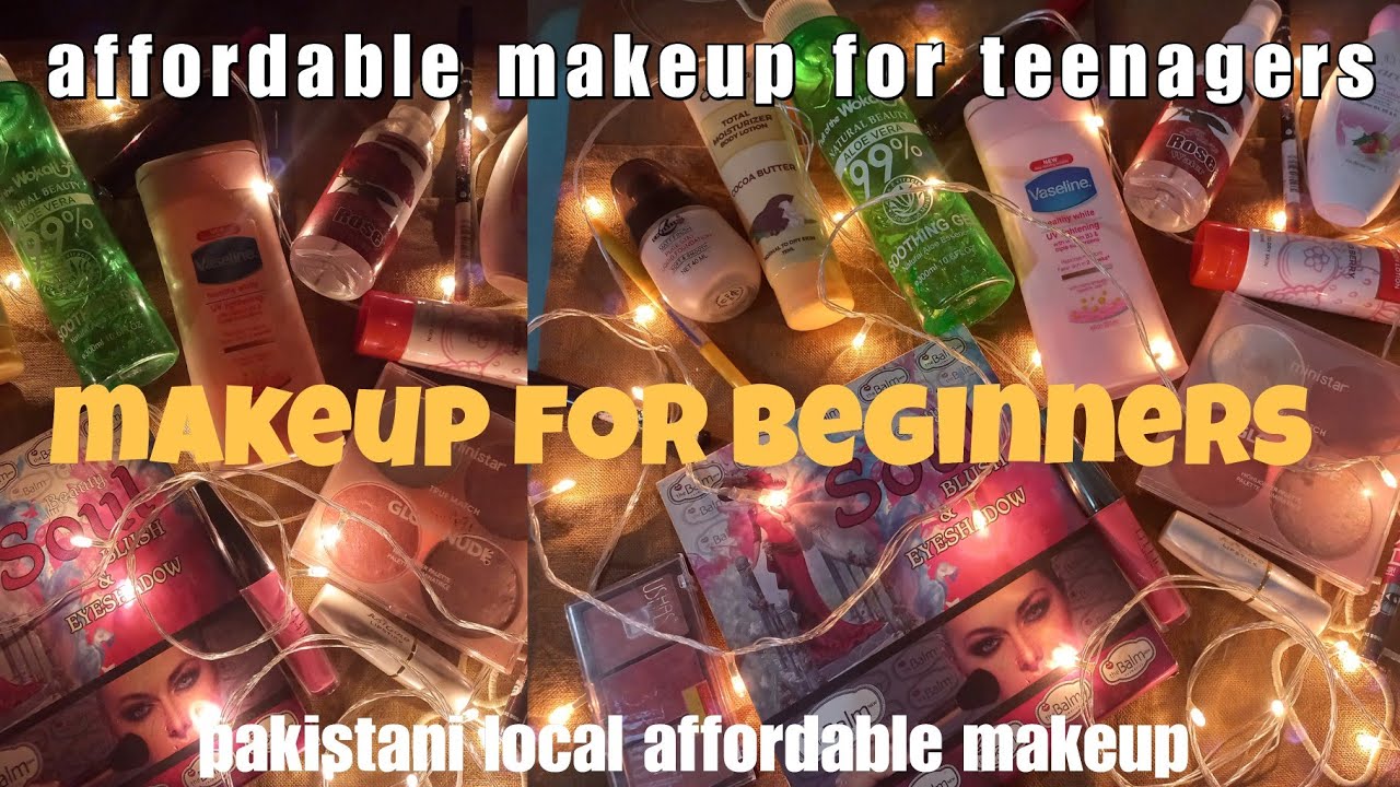 Extremely affordable makeup for teenagers | makeup for beginners 💄step by step makeup products 🥰