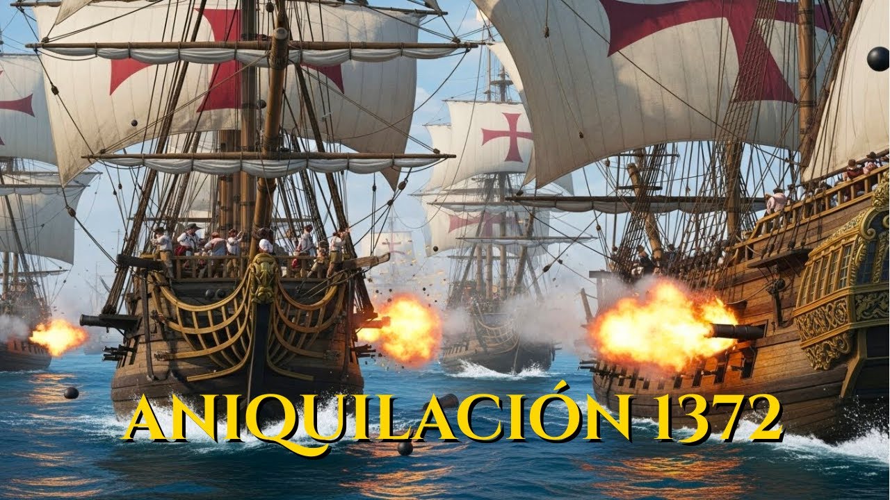 5 horas de batalla - 3000 ingleses muertos - 1372