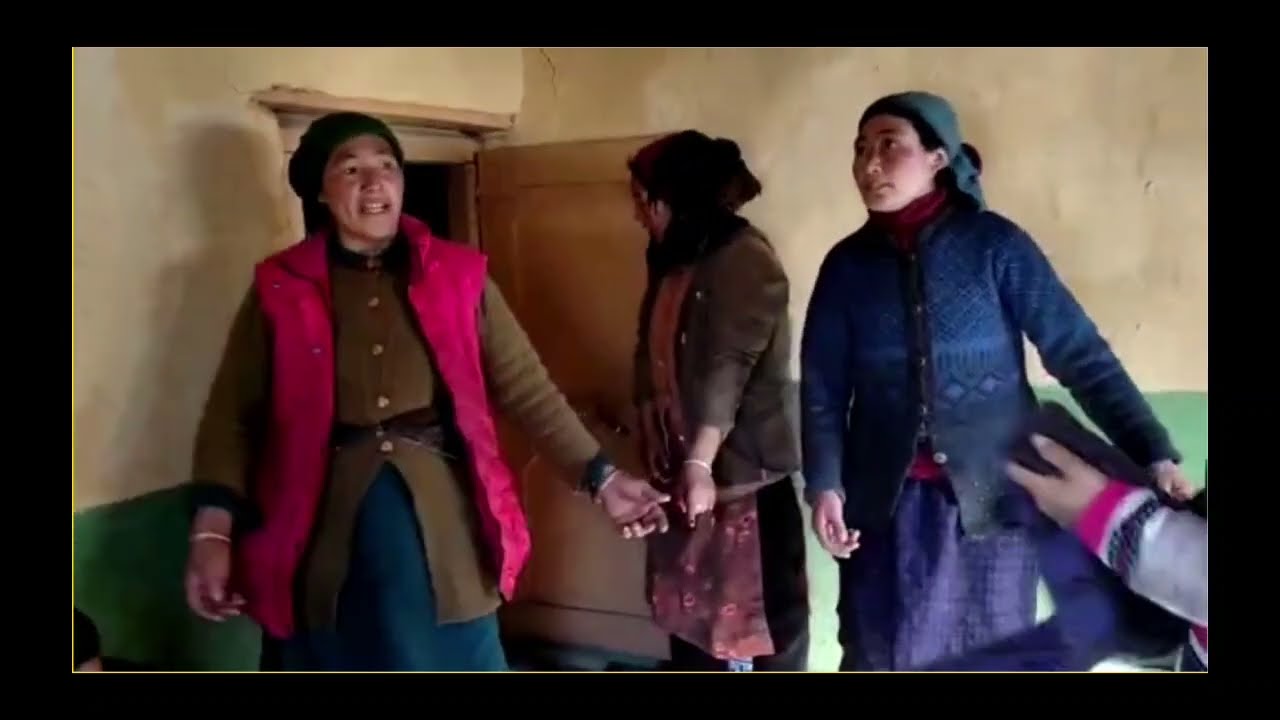 Old folk dance and song.# zanskar #ladakh #oldvideo