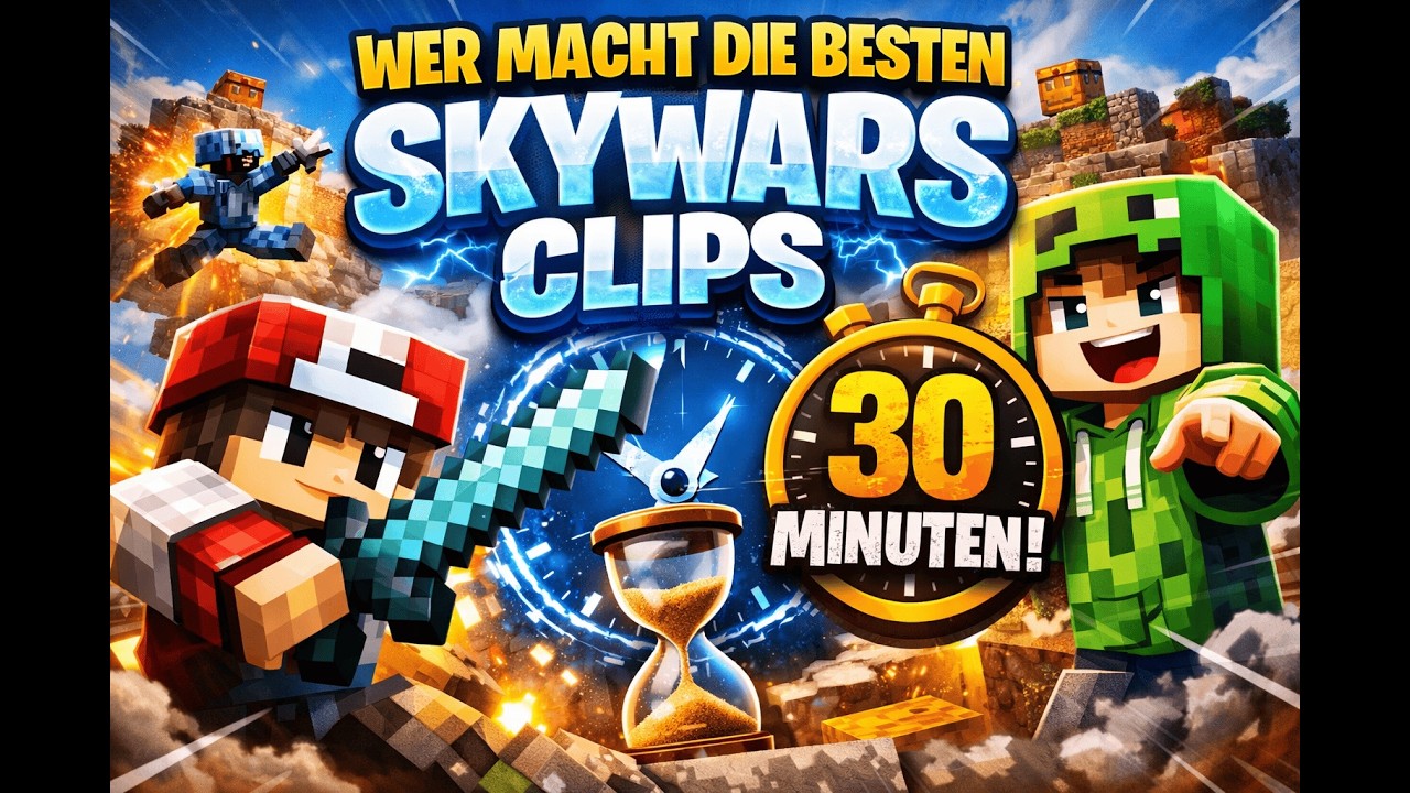 WER macht die besten Skywars Clips in 30 Minuten🔥