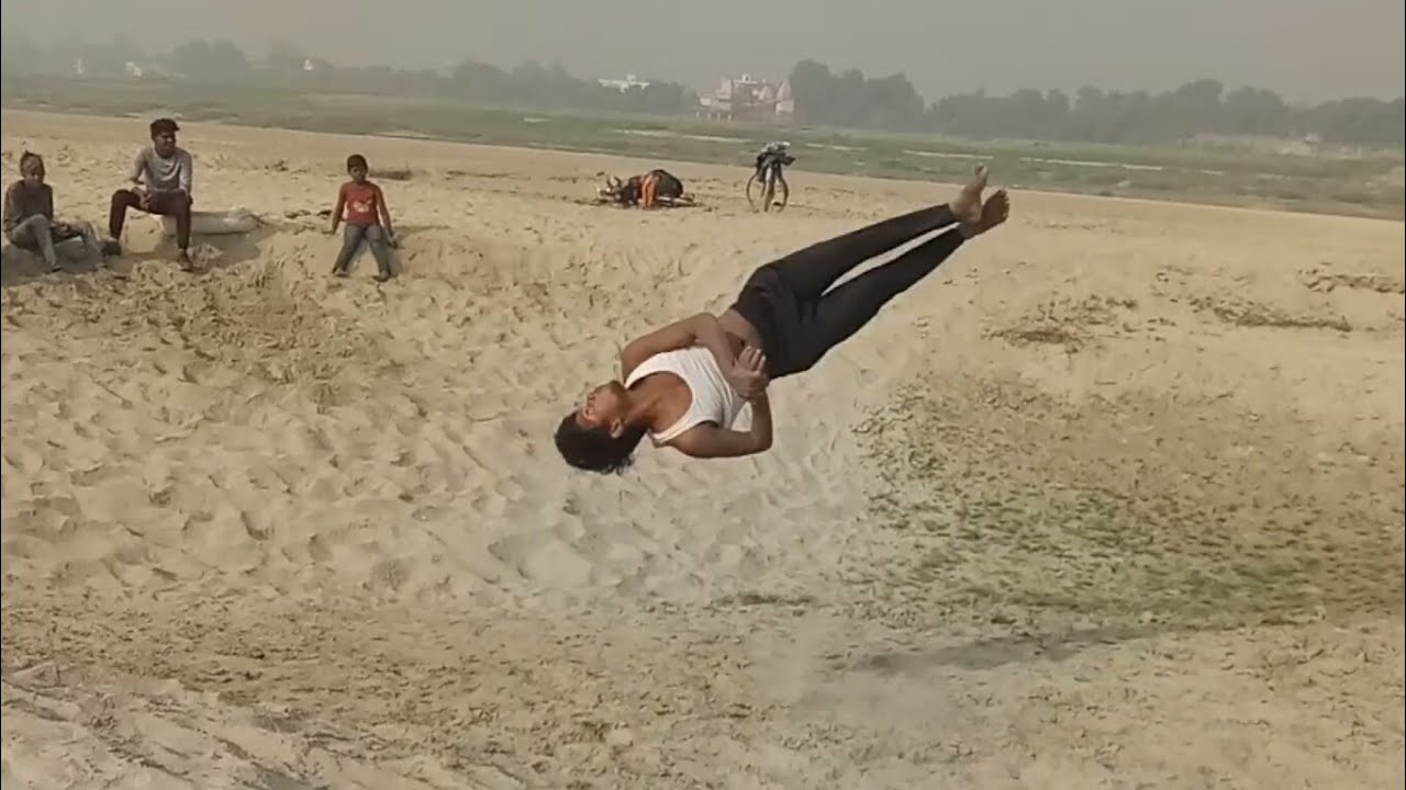 Back Hand Sping  Back Jump Stunt Video practice time  Sunny Arya | Back Jump Backflip
