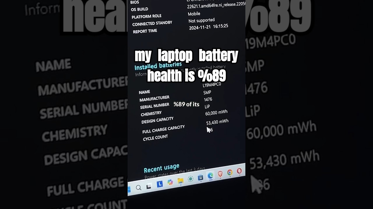 Check Your Windows Laptop Battery Health (Easy Guide!) 💻🔋