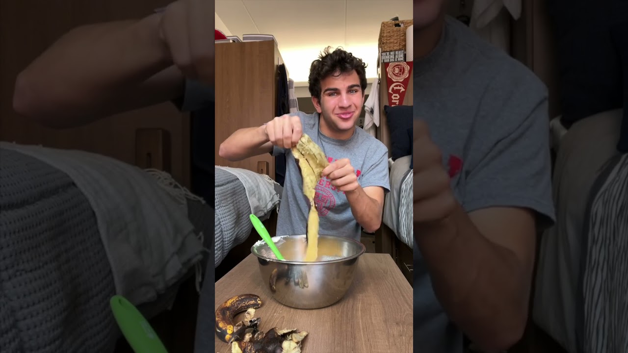 Baking Banana Bread....IN MY DORM?