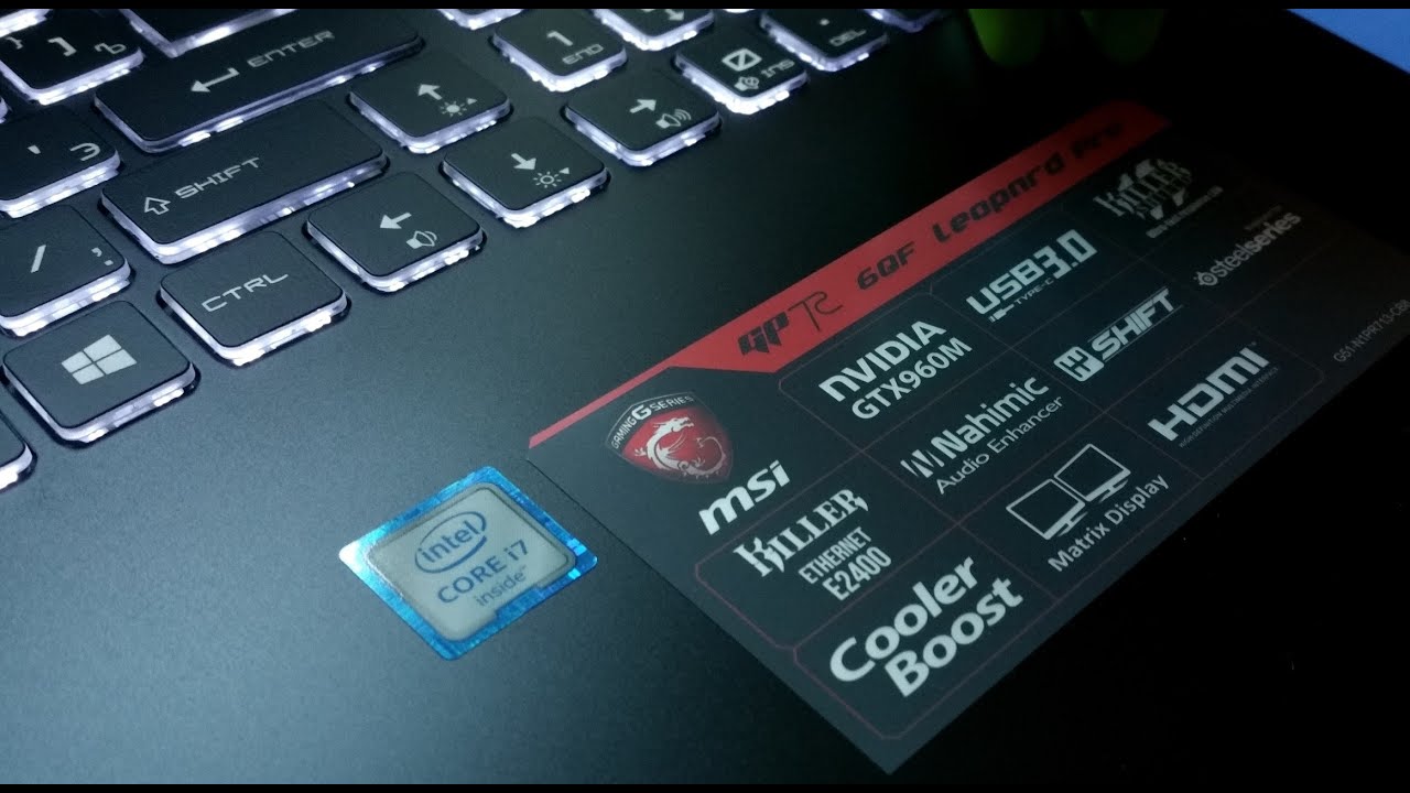 MSI Leopard Pro ИГРОВОЙ НОУТБУК - РАСПАКОВКА ОБЗОР ТЕСТЫ ИГРЫ - Intel Core i7 + Nvidia GTX GP72 6QF