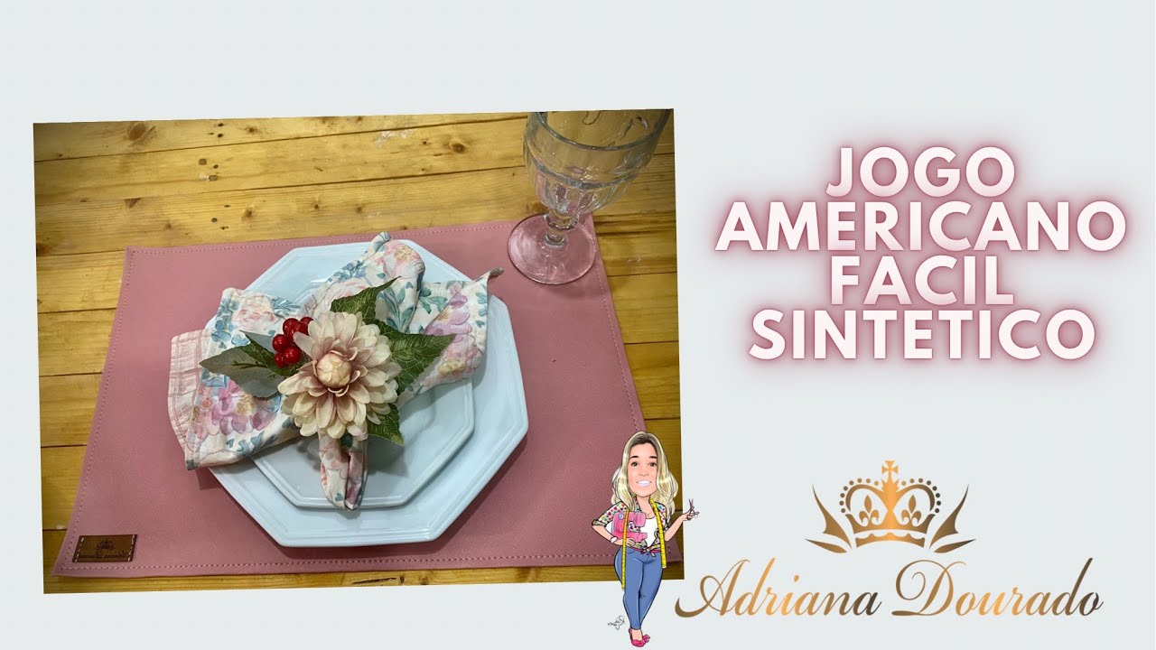 Jogo Americano de sintético