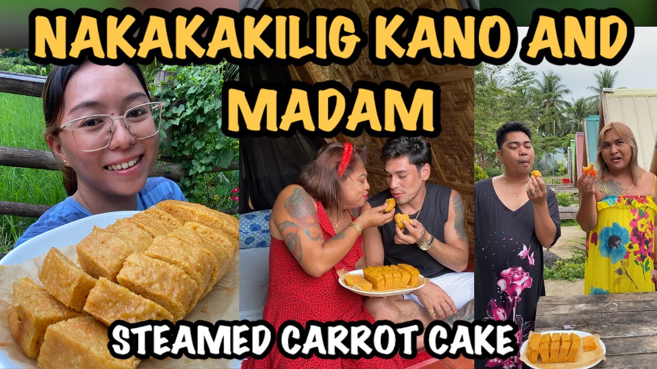NO BAKE CARROT CAKE | ANG CUTE NILA MADAM AT KANO KUMAIN NAKAKAKILIG | #simplyamory