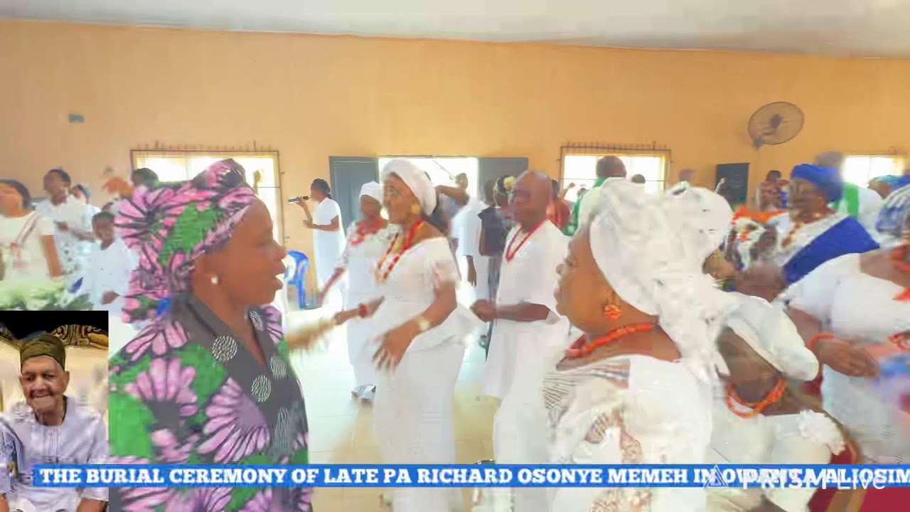 THE BURIAL CEREMONY OF LATE PA RICHARD OSONYE MEMEH IN OWANTA ALIOSIMI.