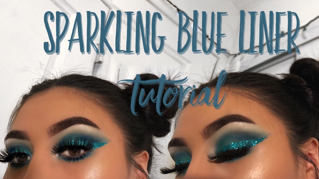 Sparkling Blue Liner Tutorial