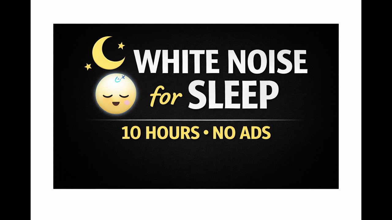 White Noise Black Screen – 10 Hours | Deep Sleep l No Ads #whitenoise #babysleep #deepsleep #sleep