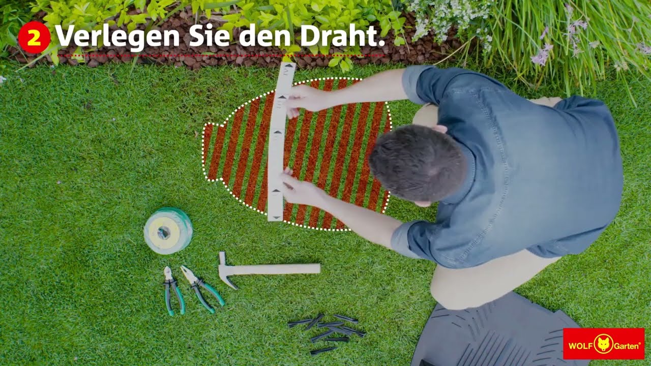 WOLF Garten  Loopo S Installationsanleitung für Ihren Rasenroboter mit Vielen Tipp s vom Profi