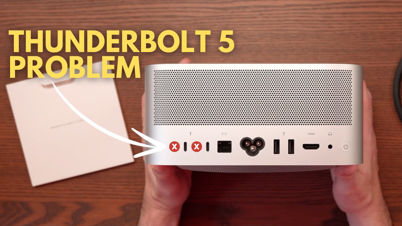 Проблема с Thunderbolt 5 в Mac Studio, о которой никто не говорит.