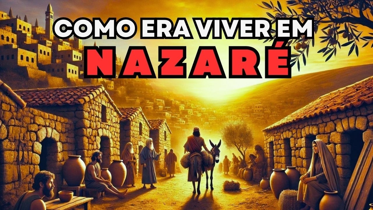 Como ERA VIVER em NAZARÉ nos TEMPOS de JESUS? A VIDA REAL na Galileia