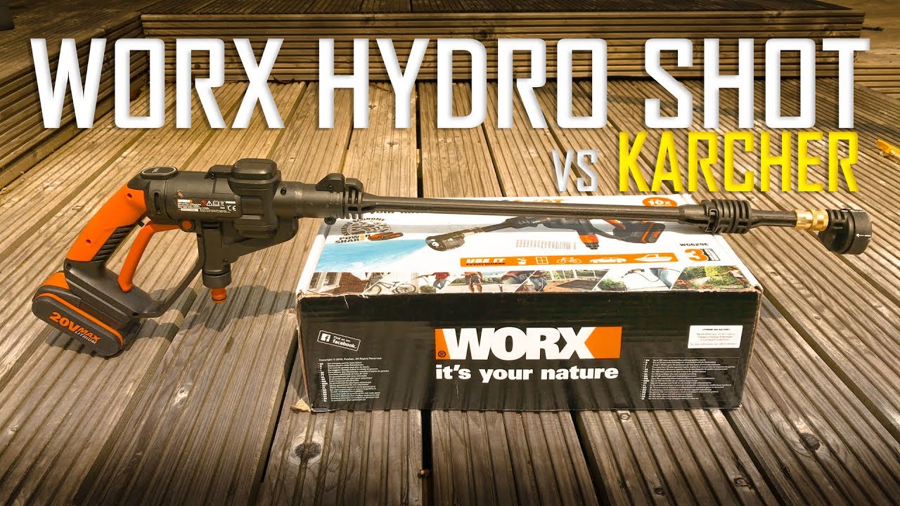 Worxs HydroShot Cordless Pressure Washer vs Karcher - Real Review