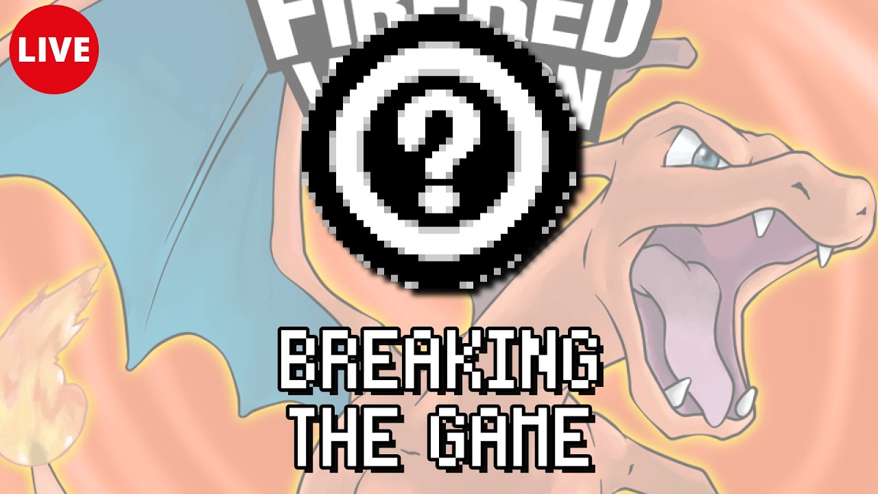 🔴 Beating Pokemon Firered, Then Breaking It WIDE OPEN