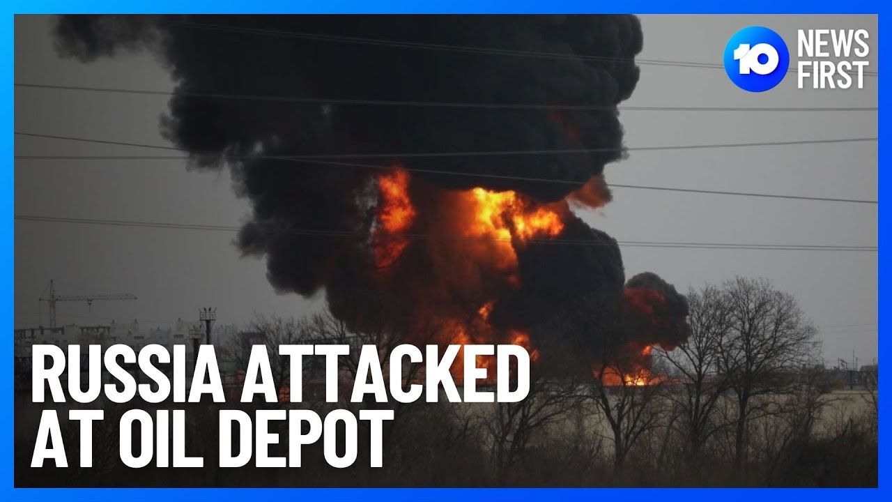 Russian Oil Depot Hit In Missile Attack | 10 New First