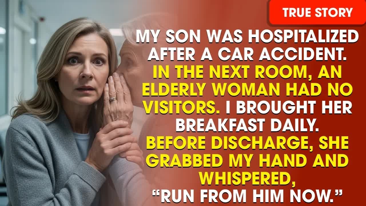 My Son Had An Accident — An Elderly Woman In The Next Room Whispered, “Run Away From Him