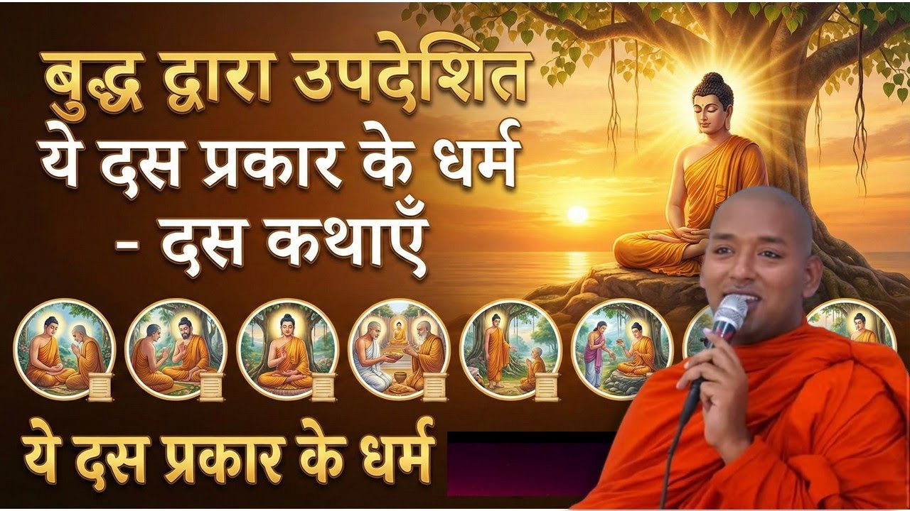 दस कथाएँ ~ Dasa-kathā बुद्ध द्वारा उपदेशित ये दस प्रकार के धर्म ~ Buddhism In Hindi l Bhante Yash