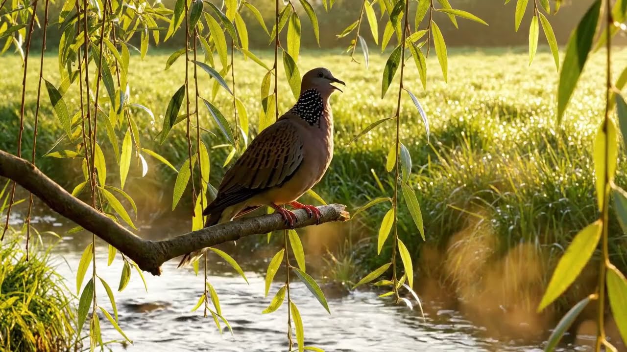 THE DAWN CHORUS (4K): Before Sunrise | Ultra-Relaxing  turtle doveSong for Deep Calm
