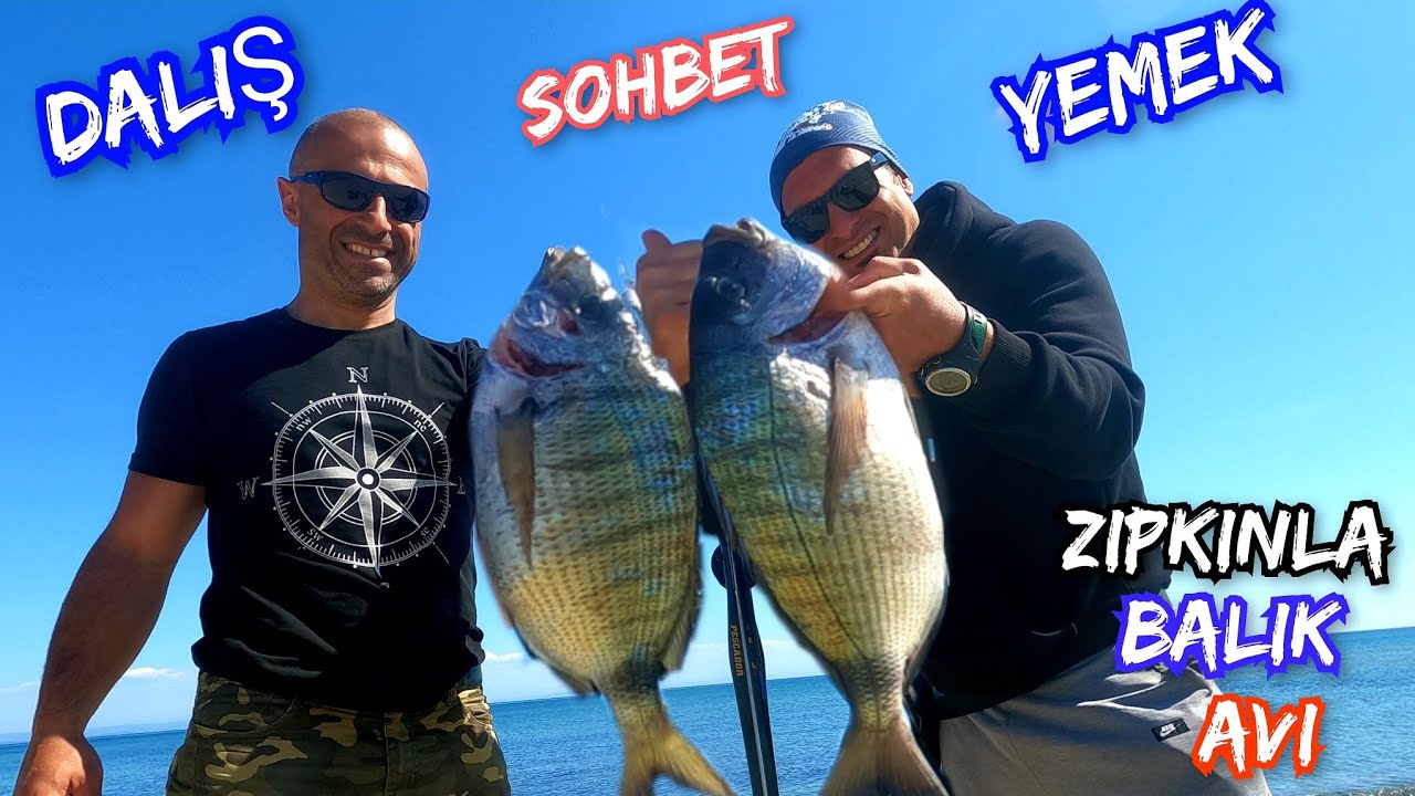 Zıpkınla balık avı🐟 Şenol Dursun'la Dalış & Sohbet & Yemek🔥 Gökçeada