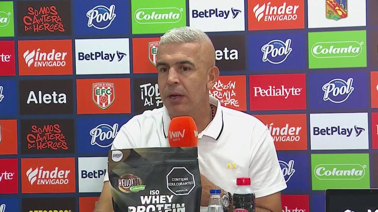 Rueda de prensa de Envigado tras su partido con Medellín