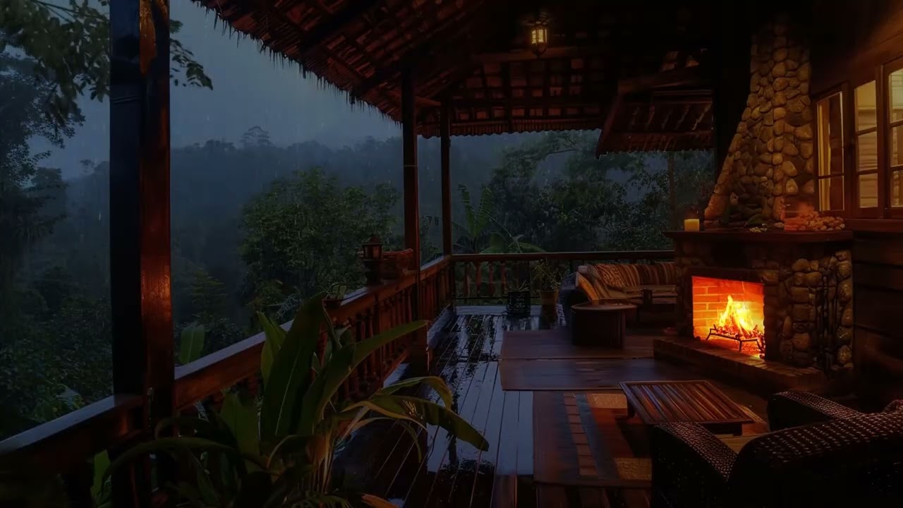 🌧️ Rain Drifting Across a Still Lake &ndash; Serene Nightfall, Emotional Calm & Quiet Healing