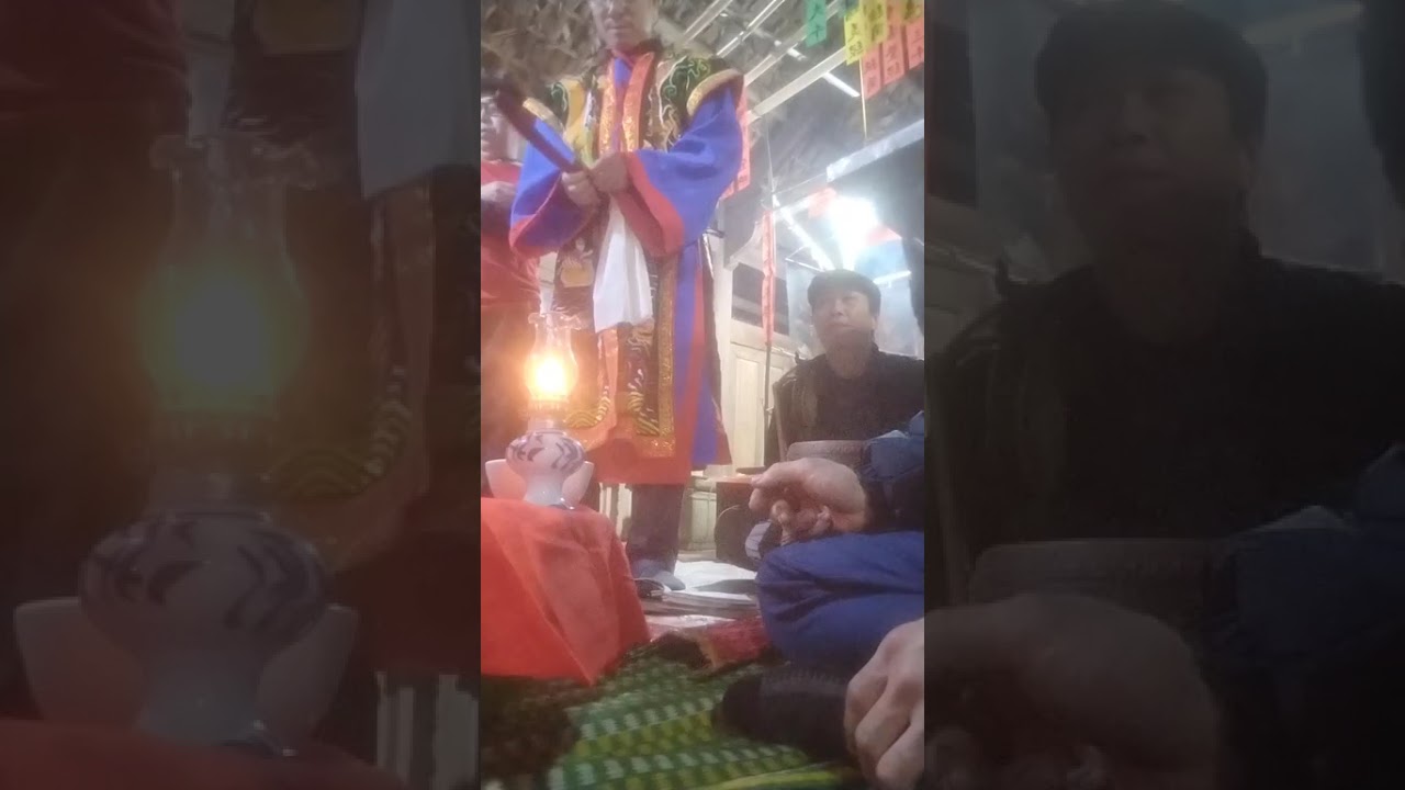 Thầy tạo lập đàn làm chay đám ma tày 