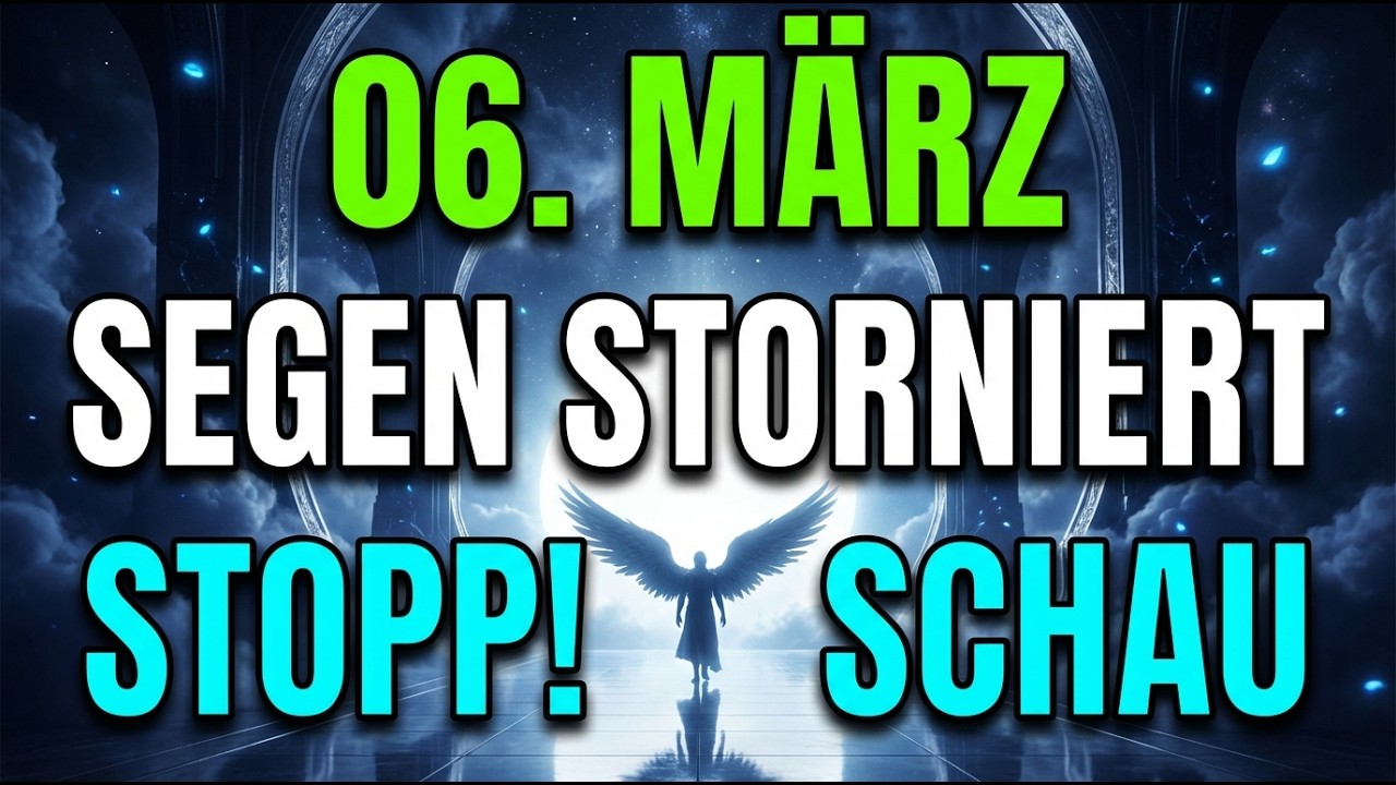 06. März - GÖTTLICHES URTEIL: WENN DU DAS WEGKLICKST, WIRD DEIN FINANZIELLER SEGEN HEUTE STORNIERT..