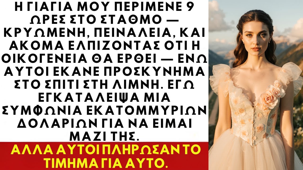 Η γιαγιά περίμενε 9 ώρες, κρύα και πεινασμένη· εγώ άφησα μια μεγάλη συμφωνία.