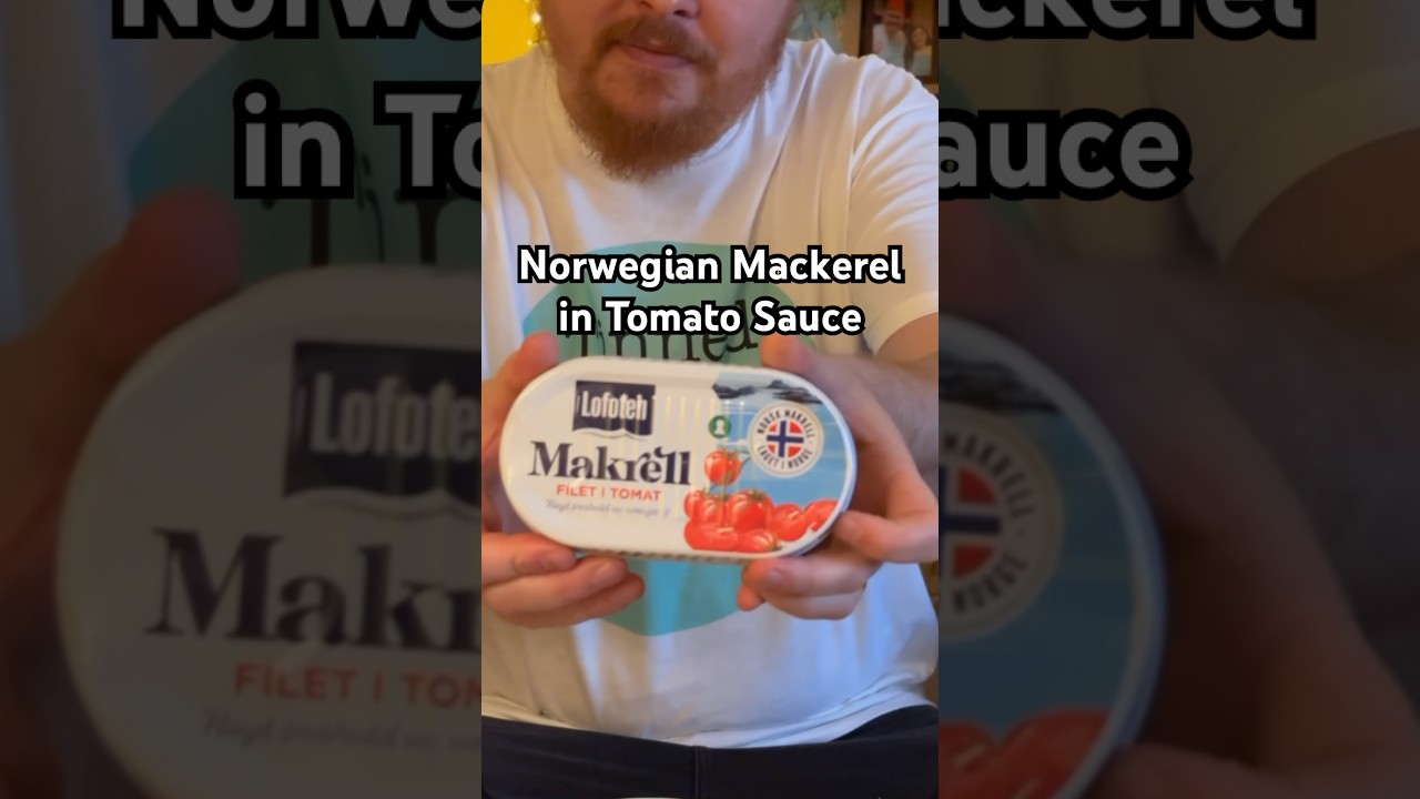 Makrel i tomat: Norwegian Mackerel in Tomato Sauce #tinnedfish #norwegianfood
