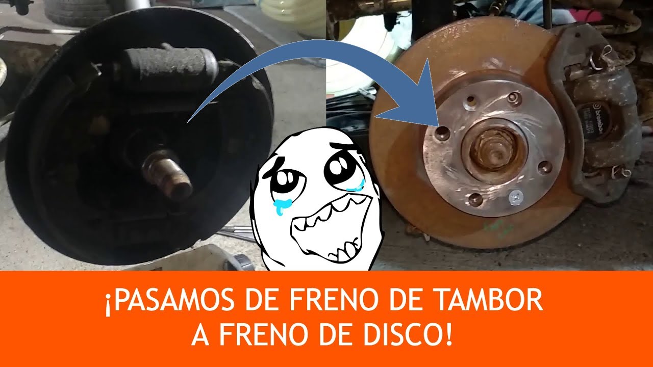 ¡Pasamos de freno de tambor a freno de disco! - NO HOMOLOGABLE