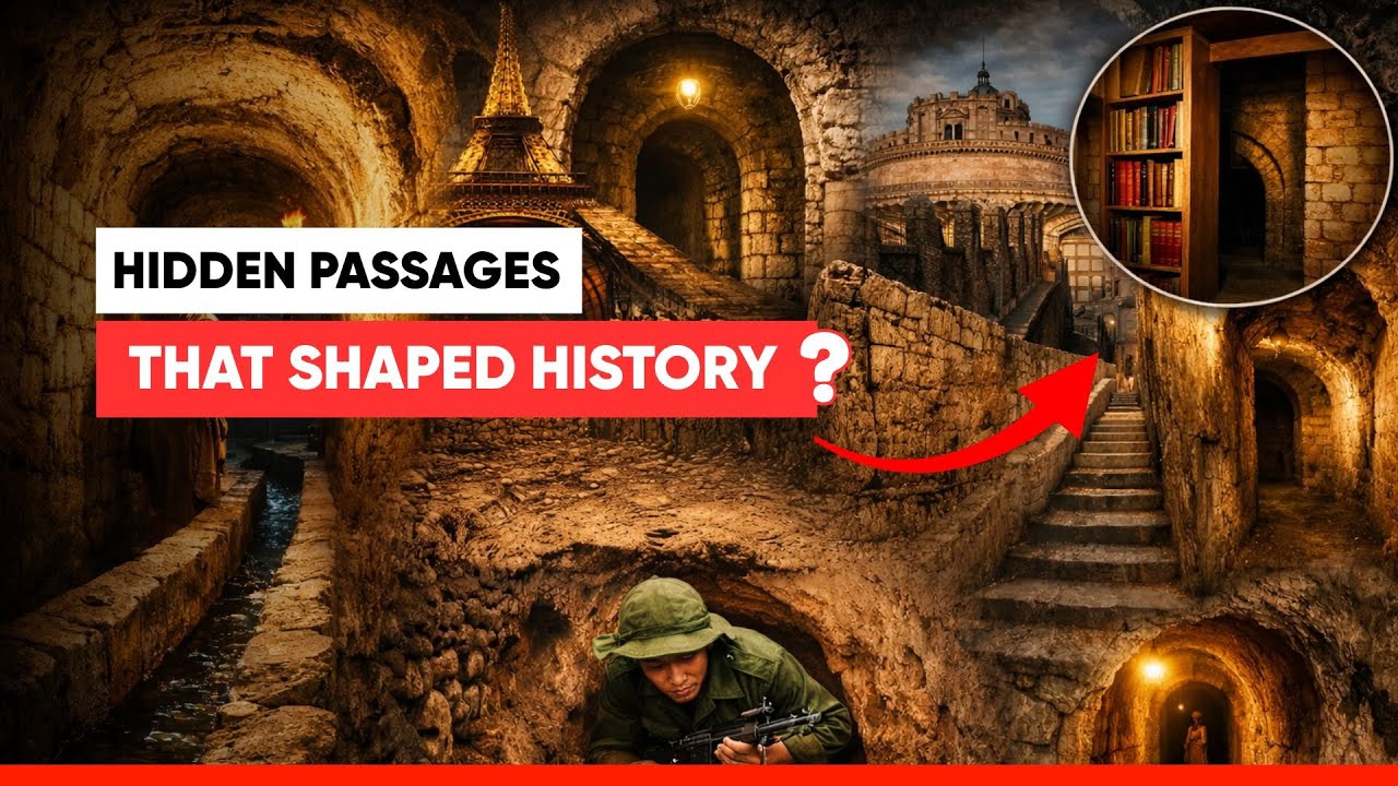 Тайные ходы, изменившие историю | Древние и военные секретные туннели