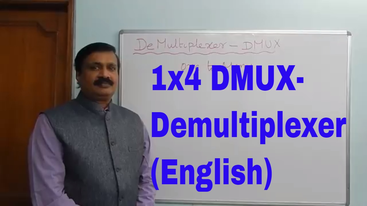 1x4 DMUX- Demultiplexer-  Data Distributor-Digital Electronics