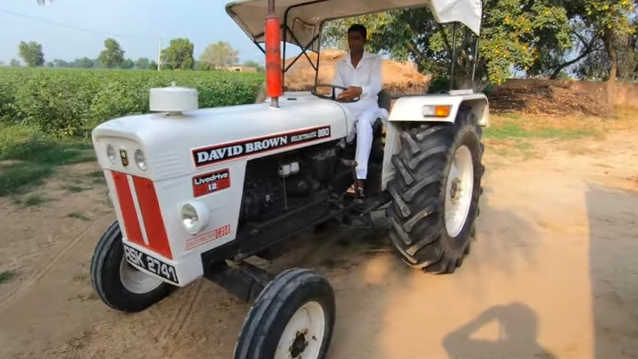 सोने की तरह चमकता है ट्रैक्टर तमन्ना और शोक दोनों चीजें पूरी की 1974 Vintage David Brown 990 tractor