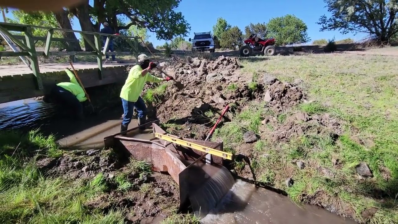 Old Parshall Flume installed