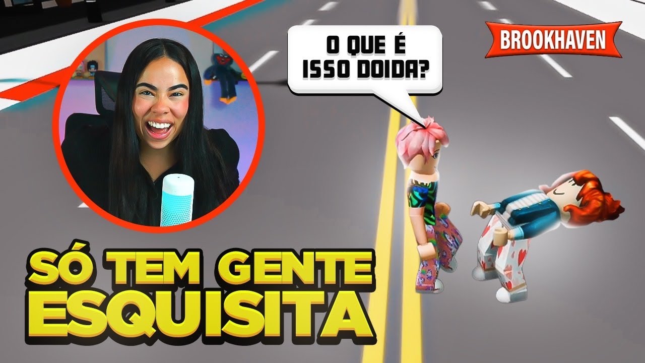 FIQUEI PARADA NA PRAÇA DE BROOKHAVEN E SÓ VI COISA ESTRANHA